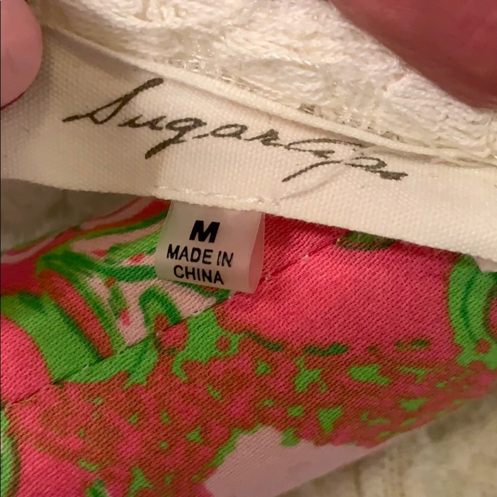 3/4 inch sleeve white lace dress - Picture 6 of 7